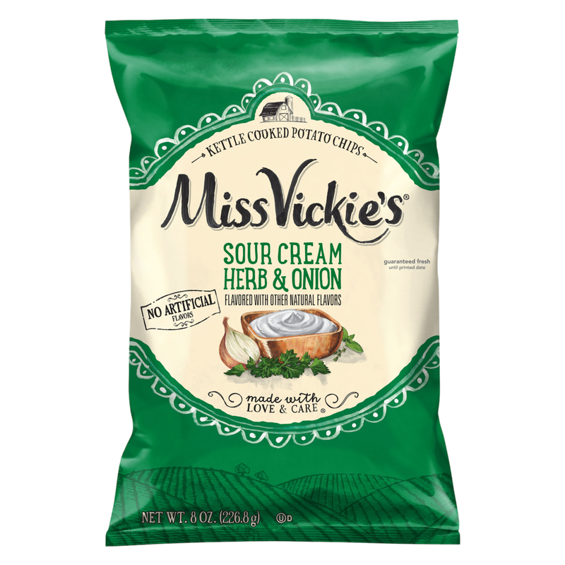 Miss Vickies Sour Cream Herb & Onion 8oz