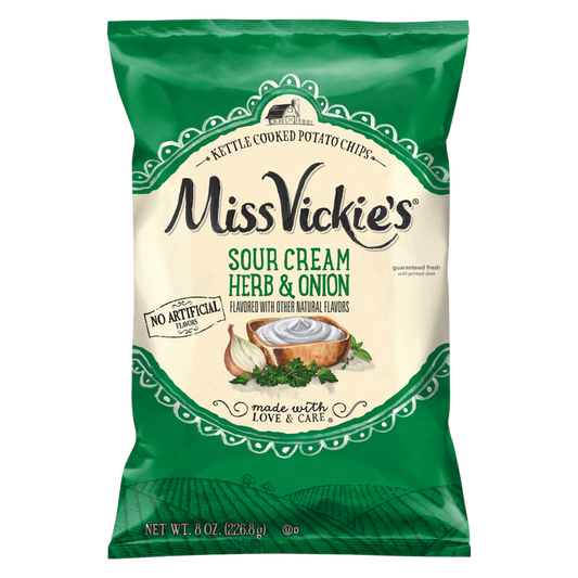 Miss Vickies Sour Cream Herb & Onion 8oz