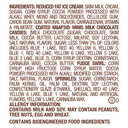 M&M'S Chocolate Ice Cream Pint, 16 Oz