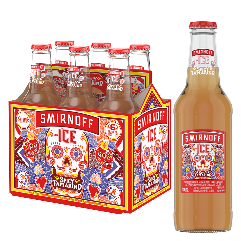 Smirnoff Ice Tamarind 6pk 11.2oz Btl 4.5% ABV