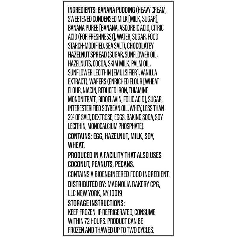 Magnolia Bakery Banana Pudding Chocolatey Hazelnut Swirl, 14oz.