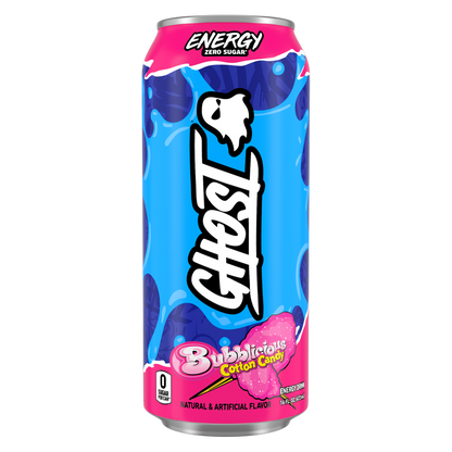 GHOST ENERGY Bubblicious Cotton Candy 16oz Can