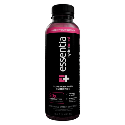 Essentia Hydroboost Raspberry Pomegranate 12pk 15.2oz Bottle- XL