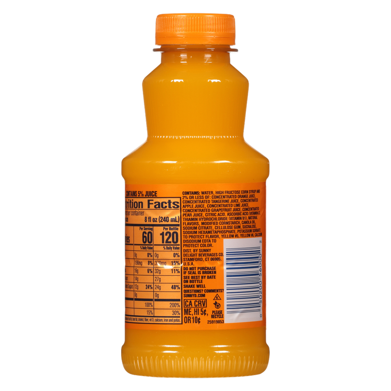 Sunny D Tangy Original 16oz Btl