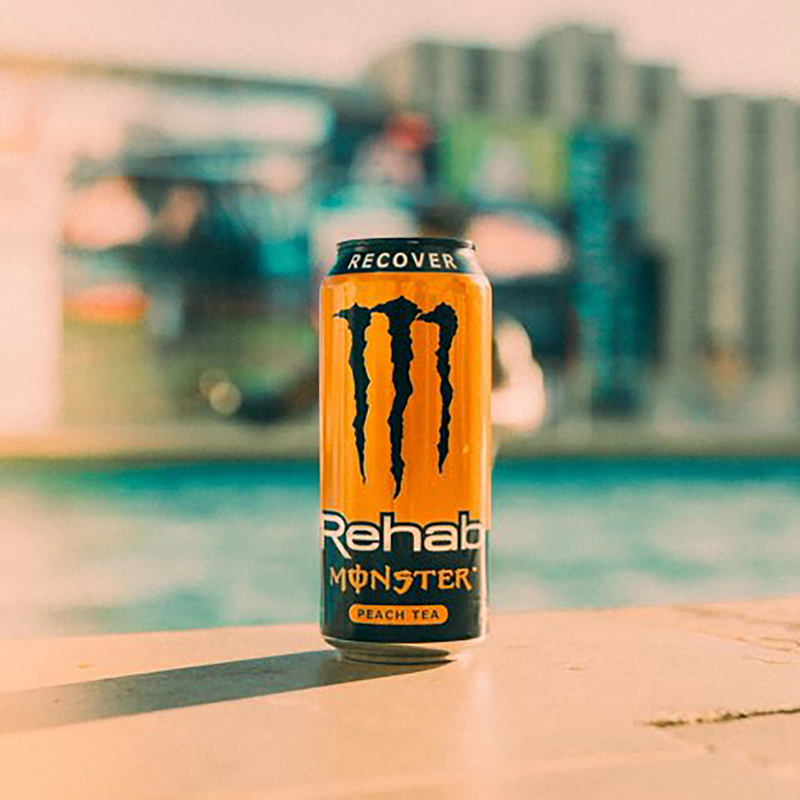 Monster Energy Rehab Peach 16oz