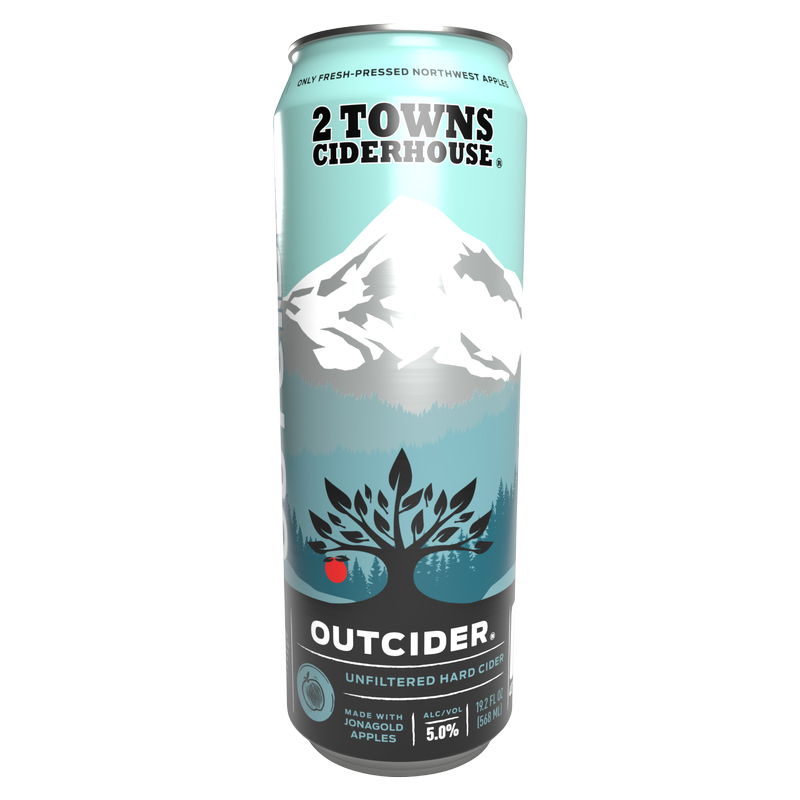 2 Towns Ciderhouse OutCider Single 19.2oz Can 5.0% ABV
