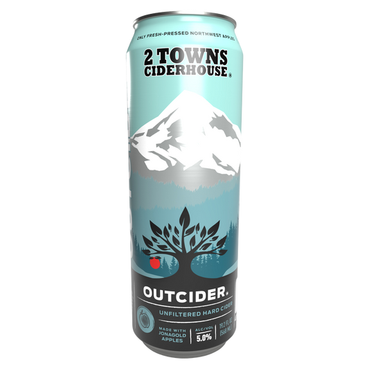 2 Towns Ciderhouse OutCider Single 19.2oz Can 5.0% ABV