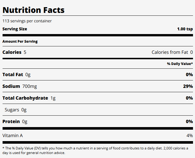 Salt Lick BBQ Garlic Dry Rub  12 oz