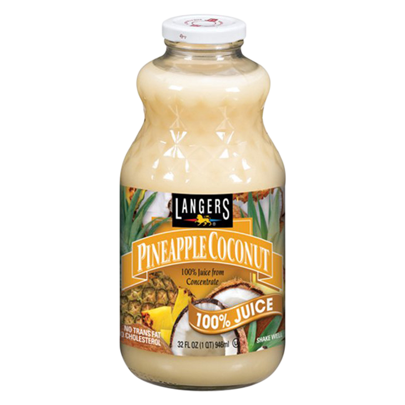 Langers Pineapple Coconut Juice 32oz Btl