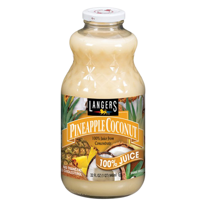 Langers Pineapple Coconut Juice 32oz Btl