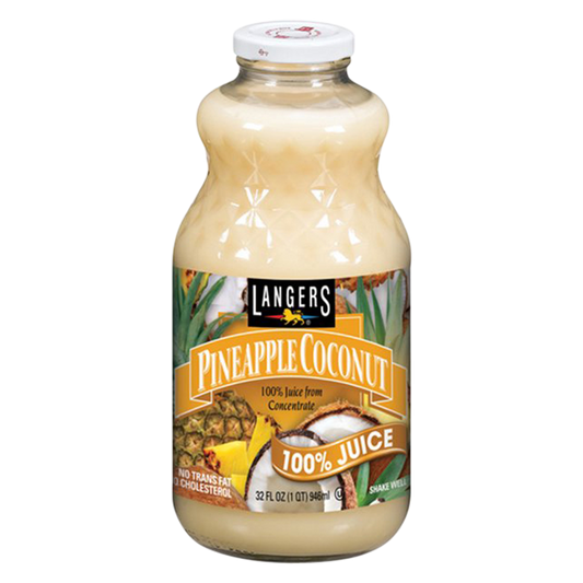 Langers Pineapple Coconut Juice 32oz Btl