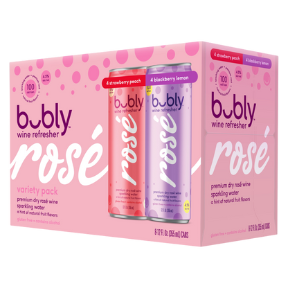Bubly Wine Refresher Variety 8pk 12oz Can