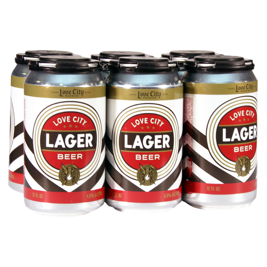 Love City Lager 6pk 12oz Can 4.0% ABV