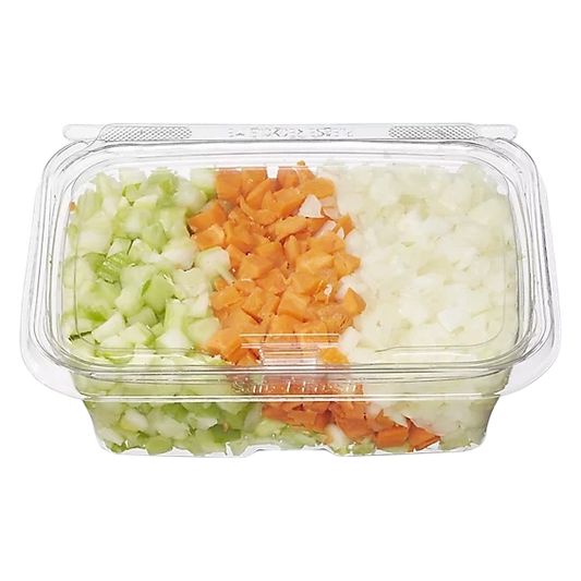 Fresh Mirepoix (Chopped Carrots, Onions, Celery) - 14oz