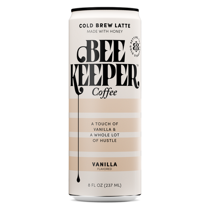 Beekeeper Coffee Vanilla Cold Brew 8oz Can