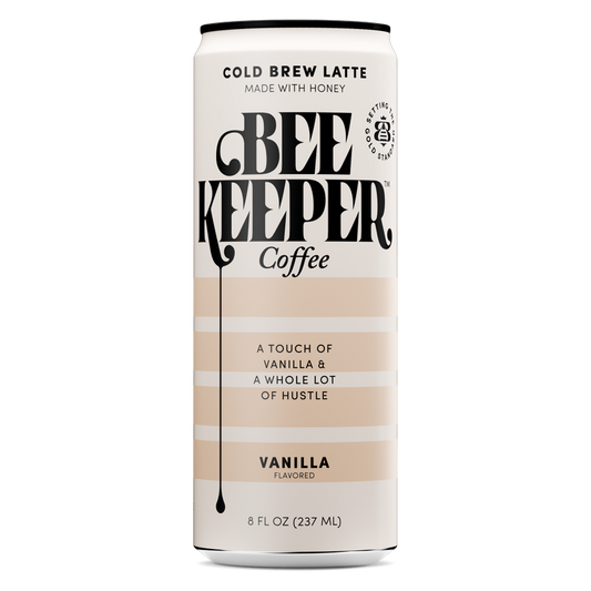 Beekeeper Coffee Vanilla Cold Brew 8oz Can
