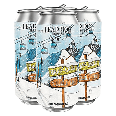 Lead Dog Gnar Gnar Double IPA 4pk 16oz Can