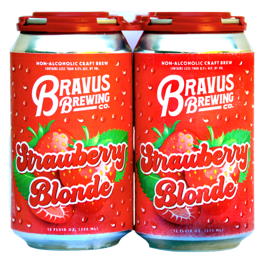 Bravus Brewing Co. Strawberry Blonde NA 6pk 12oz Can