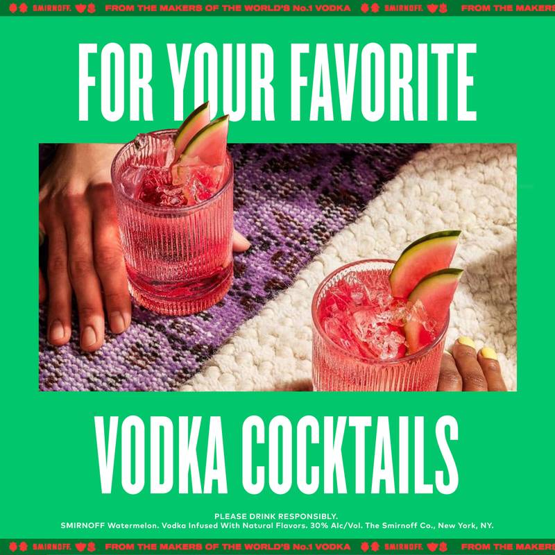 Smirnoff Watermelon Vodka 750 ml (70 Proof)