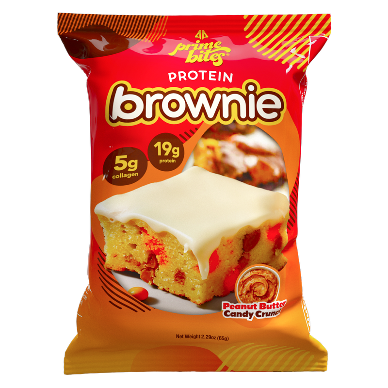 Prime Bites Protein Brownie Peanut Butter Candy Crunch, 2.29oz
