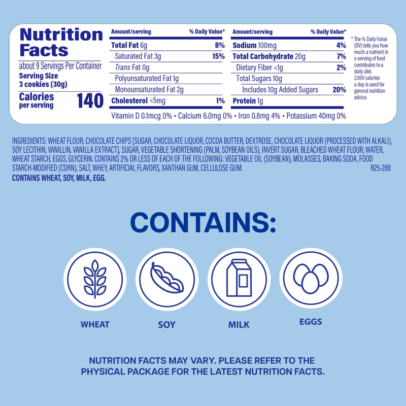 Entenmann's Soft-Baked Chocolate Chip Cookies, 10 oz
