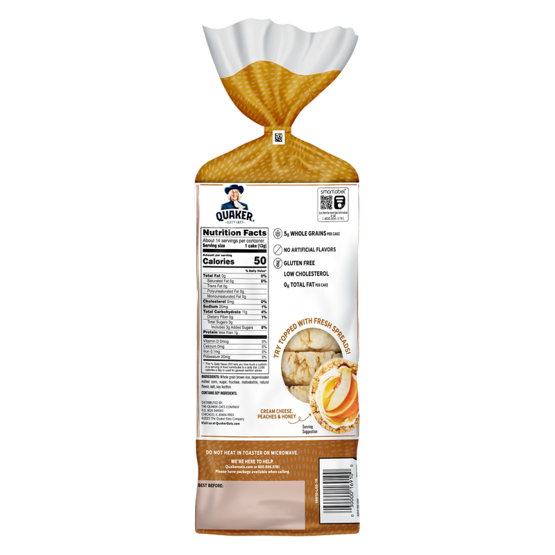 Quaker Caramel Corn Rice Cakes 6.5oz