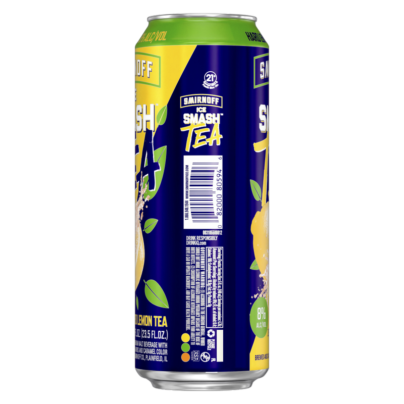 Smirnoff Smash Hard Lemon Tea 23.5oz Can