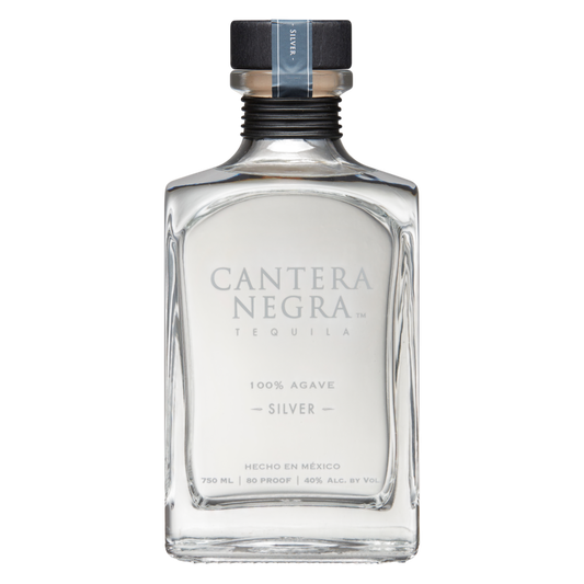 Cantera Negra Tequila Silver 750ml