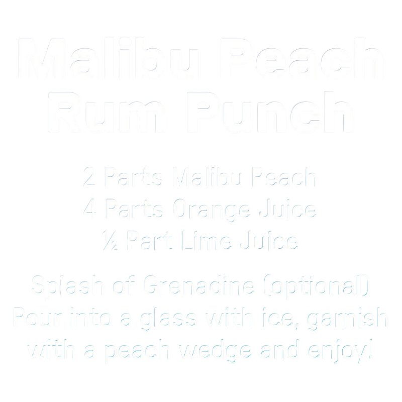 Malibu Rum Peach 750ml