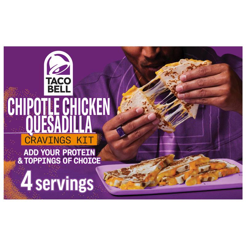 Taco Bell Chipotle Chicken Quesadilla Cravings Kit, 17.3 oz Box
