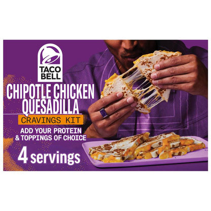 Taco Bell Chipotle Chicken Quesadilla Cravings Kit, 17.3 oz Box