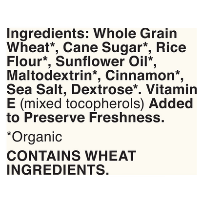 Cascadian Farm Organic Cereal, Cinnamon Crunch 9.2oz