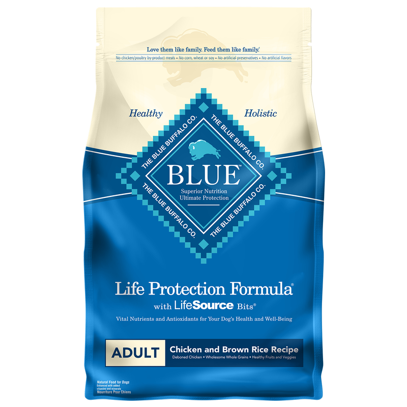 Blue Buffalo Chicken and Brown Rice Adult Dog Food 6lb