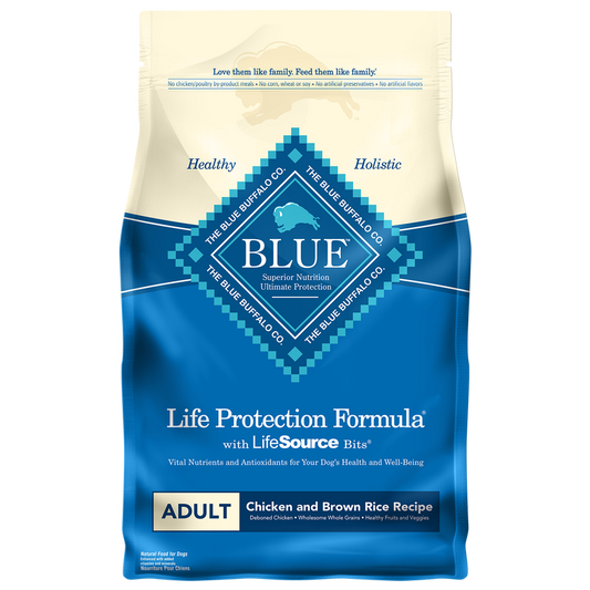 Blue Buffalo Chicken and Brown Rice Adult Dog Food 6lb