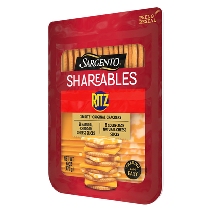 Sargento Shareables with Cheddar, Colby Jack and Ritz