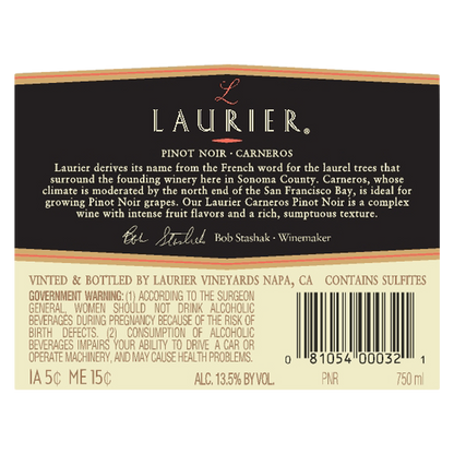 Laurier Carneros Pinot Noir 750ml
