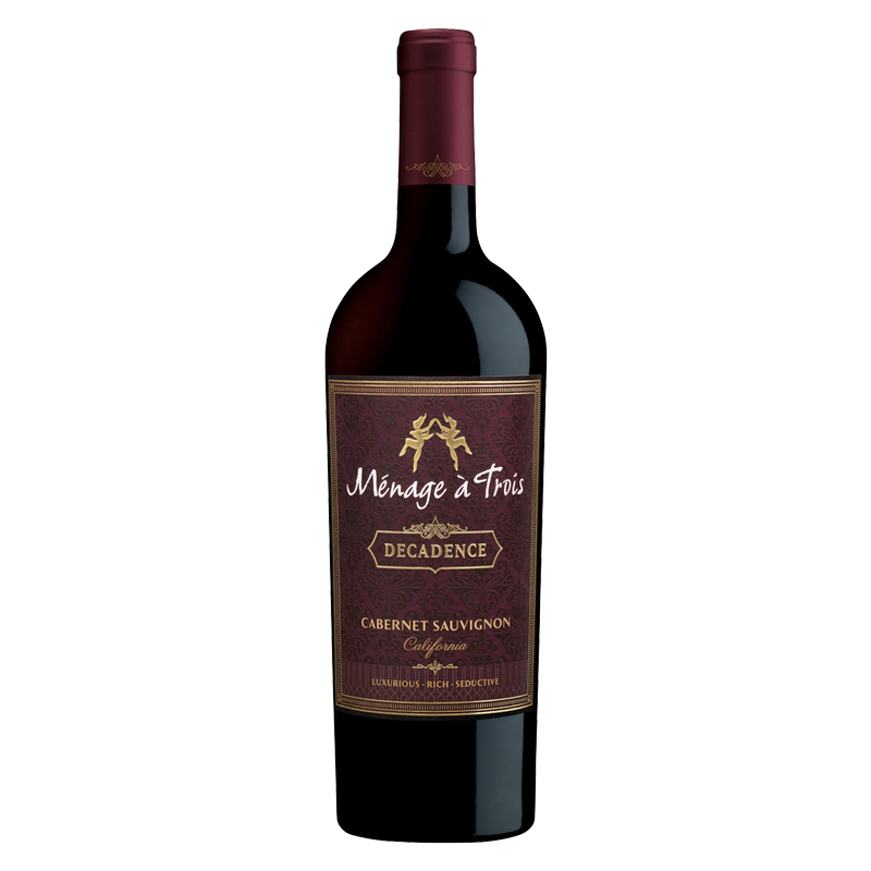 Menage a Trois Decadence Cabernet Sauvignon 750ml