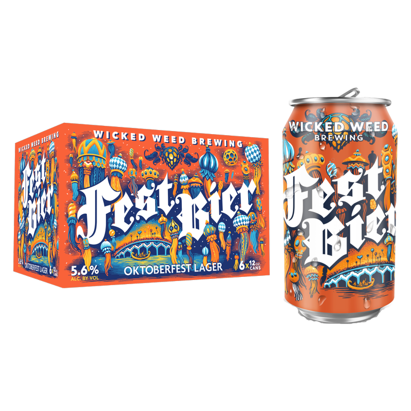 Wicked Weed Fest Bier 6pk 12oz Can