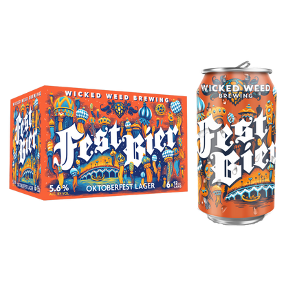 Wicked Weed Fest Bier 6pk 12oz Can