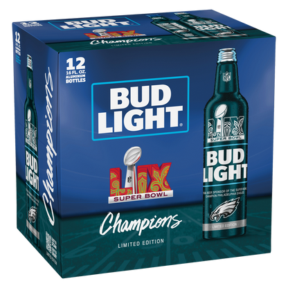 Bud Light Eagles Champ Pack 12pk 16oz Btl 4.2% ABV