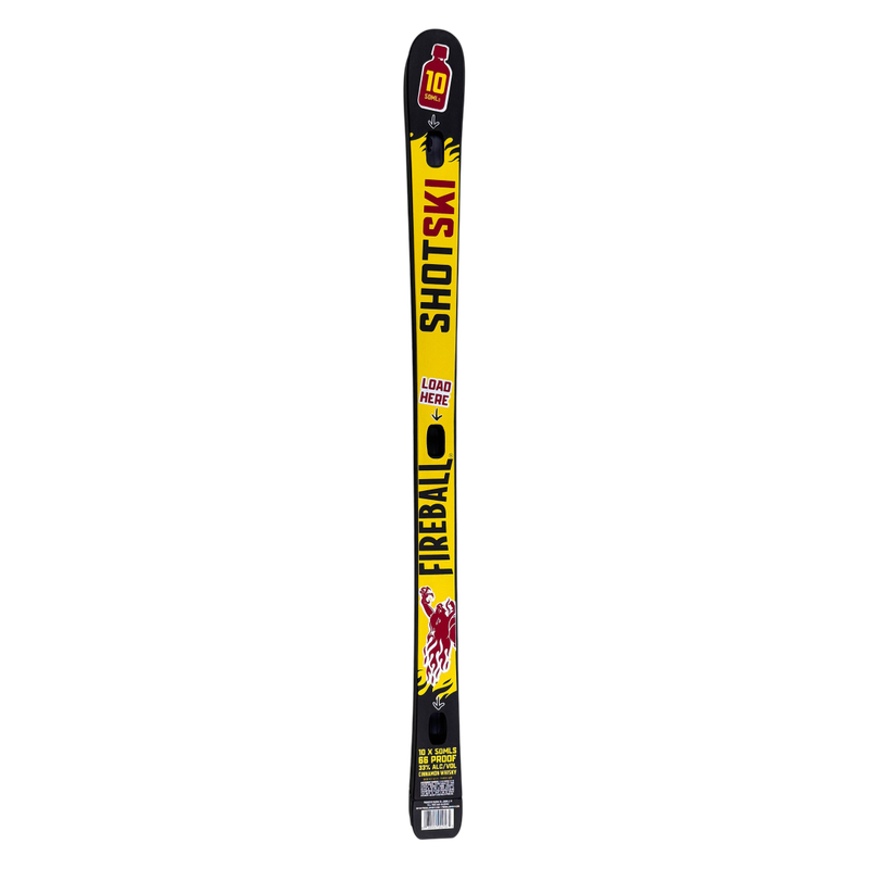 Fireball Cinnamon Whiskey Shotski 10pk 50ml