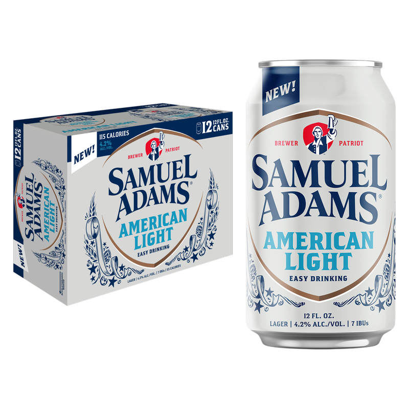 Sam Adams American Light 12pk 12oz Can 4.2% ABV