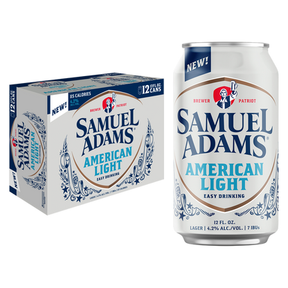 Sam Adams American Light 12pk 12oz Can 4.2% ABV