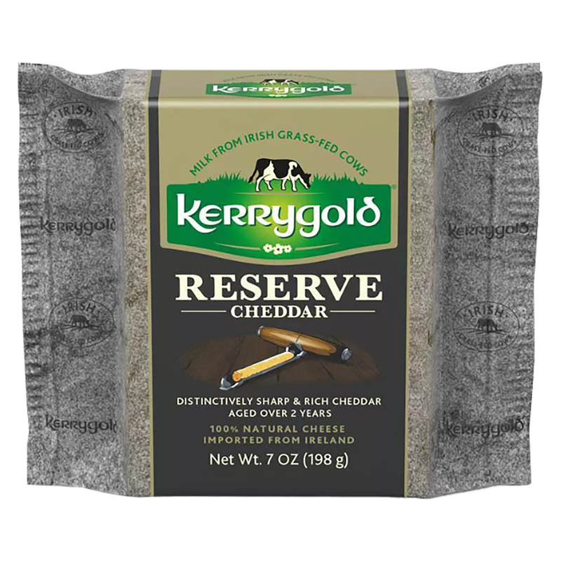 Kerrygold Grass-Fed Reserve Irish Cheddar Cheese - 7oz