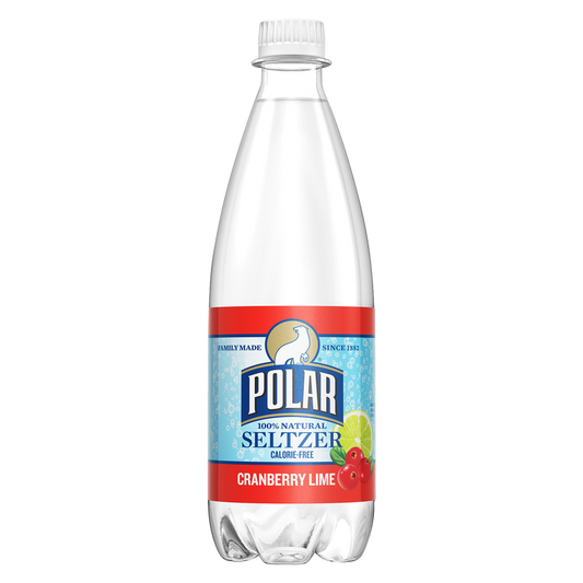 Polar Cranberry Lime Seltzer Water 20oz