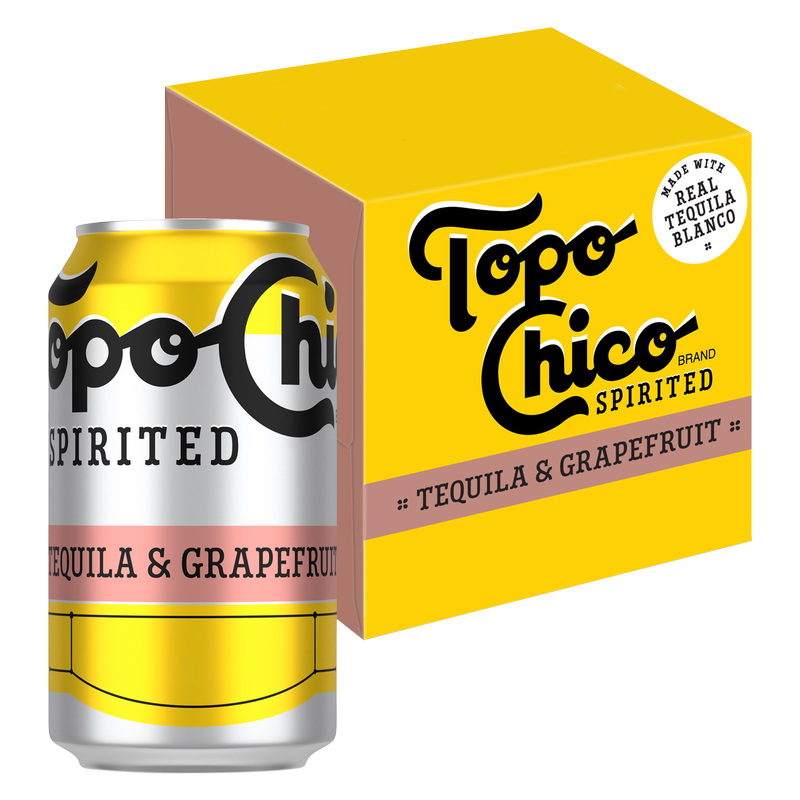 Topo Chico Spirited Tequila & Grapefruit 4pk 12oz cans 5.9% ABV