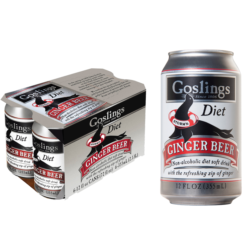 Goslings Diet Stormy Ginger Beer 6pk 12oz Can