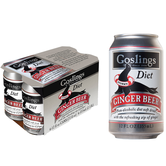 Goslings Diet Stormy Ginger Beer 6pk 12oz Can