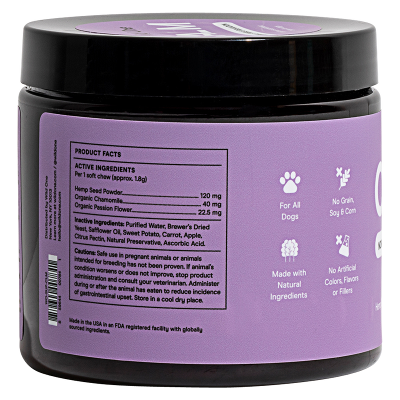 Wild One Calm Supplement 120ct