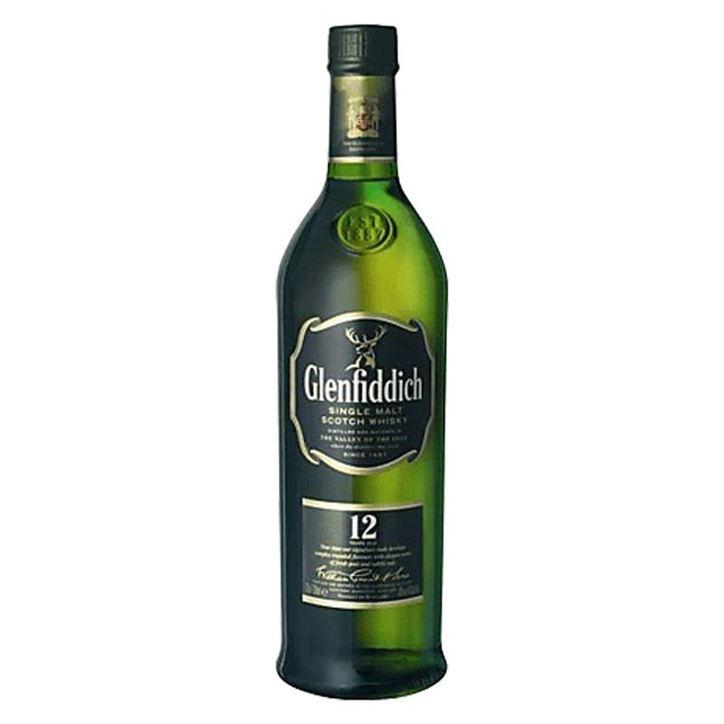 Glenfiddich 12 Year Old Scotch 375 Ml